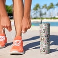 thumbnail image 2 of 20oz Cute Pitbull Terriers Dog and Flower Skinny Tumblers Stainless Steel Tumbler with Lid and Straw,Vacuum Insulated Double Wall Travel Tumbler Cups with Cleaning Brush for Coffee,Tea, 2 of 6