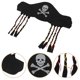 thumbnail image 3 of KAKOWELY Sombrero trenzado pirata de EVA para adultos y niños, accesorio divertido para disfraz de pirata, sombrero de cosplay pirata para carnaval, disfraces de fiesta de Halloween., 3 of 4