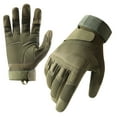 thumbnail image 1 of RXIRUCGD Couple Winter Gloves Outdoor Windproof Rainproof Cold Proof Ski Riding Warm Gloves( Green, Size:L ), 1 of 2