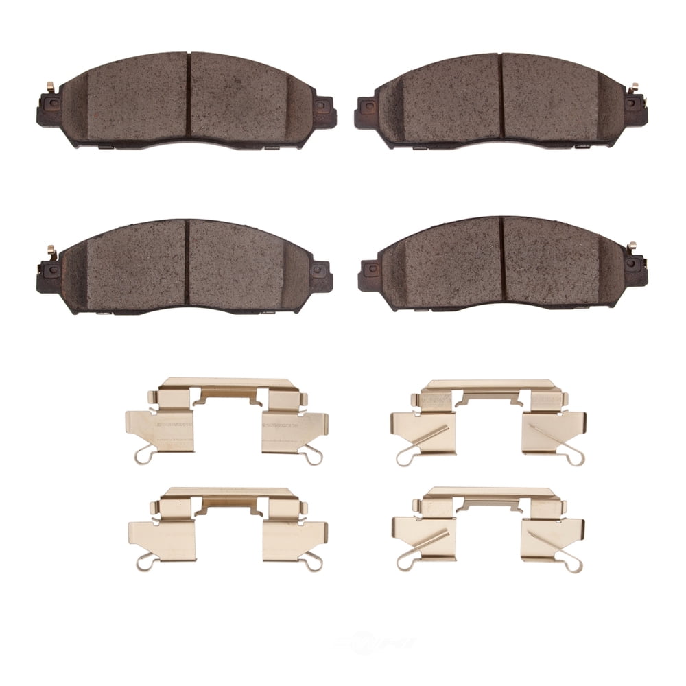 Dynamic Friction Company 1551-2138-01 DFC 5000 Advanced Brake Pads - Ceramic and Hardware Kit - OE