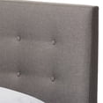 thumbnail image 4 of Baxton Studio Lit Plateforme Grand Capitonné en Gris, 4 of 5
