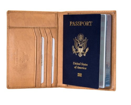 Leather Passport Cover Sand Brown Distressed Leather Travel Wallet Personalized Leather Passport Wallet Passport Holder 