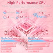 2-in-1 Mini Laptop: 10.95 2K FHD IPS Touchscreen, DDR5 12GB, NVMe 1TB SSD, N95 CPU, Ultra-Thin Metal Body, Win 11 PC, Full-Function Type-C, Cooling Fan, Fingerprint Sensor, Backlit Keyboard