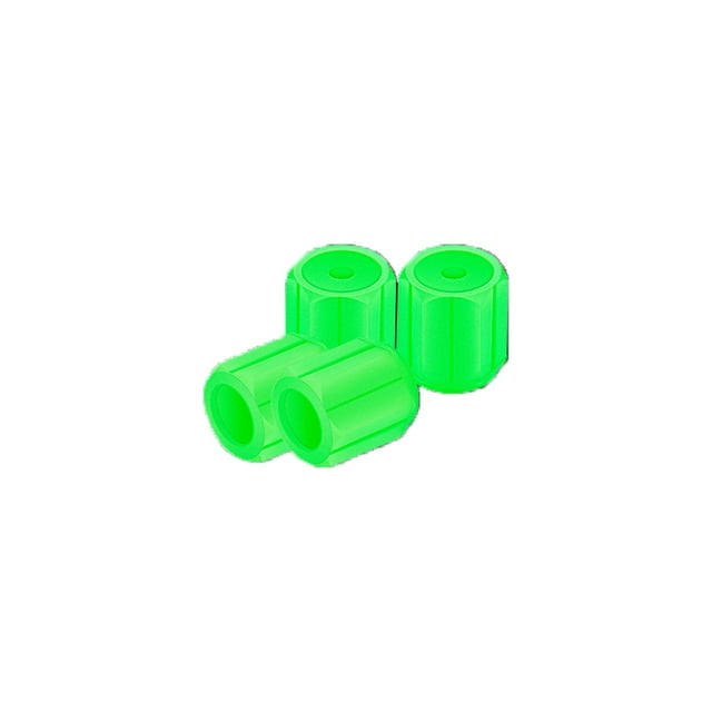 10Pcs Luminous Tire Valves Caps, Yannianjz In The Dark Car Tire Caps, Luminous Waterproof Tire Valves Caps, Glow in The Dark Tire Valves Covers, for Night Driving, Safety, Vehicle Customization