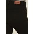 thumbnail image 4 of Shyanne Women's Aria Mid Rise Bootcut Super Stretch Denim Jeans Black 33W x 36L, 4 of 4