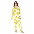 thumbnail image 2 of FORMRS Onesies Pajama for Adults Unisex Hoodie Winter Jumpsuit One Piece Sleepwear, Sizes S-2XL, Yellow Rubber Ducks, 2 of 7
