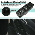 thumbnail image 2 of Unique Bargains 1Pcs Front Left Driver Side Master Power Window Switch for Dodge Journey 2009-2016 4602632AC 4602632AD Black, 2 of 7