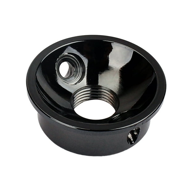 EeaseMX Placa de conector de guitarra eléctrica GT151 con 2 tornillos para guitarra TL (negra)