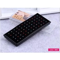 HOOUN Surgical Silver Nose Studs Crystal Gem Bar Body Rhinestone Diamante 2mm - 40 Pcs