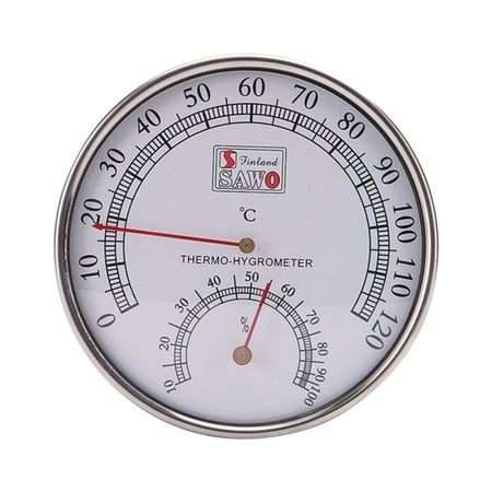 

Metal Dial Indoor Thermometer Hygrometer Wall Hanging/Tabletop Temp Moisture