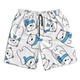 thumbnail image 3 of Uemuo Scarf Bear Pattern Men's Swim Trunks Hawaiian Beach Bathing Suit Swimsuits Beach Quick-Dry Shorts with Pockets-3X-Large, 3 of 9