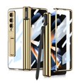 thumbnail image 1 of Funda plegable para teléfono móvil Samsung Galaxy Z, carcasa con película de vidrio, con soporte para bolígrafo, soporte oculto qym unisex, 1 of 2
