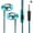 Blue, variant on Braided Headphones Earphones Wired Earbuds 3.5mm Jack Universal Headphones B0A1