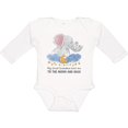 thumbnail image 3 of Inktastic My Great Grandma Loves Me to the Moon and Back Elephant Boys or Girls Long Sleeve Baby Bodysuit, 3 of 5