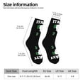 thumbnail image 3 of Funny Novelty Colorful Socks Italy Map Flag Patterned Casual Crew Socks, 3 of 7