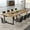 Yellow Brown, variant on Tribesigns 8FT Conference Table, Large Meeting Table/Podcast Table for 10 People, Business Style Wooden Training Table with Strong Metal Frame for Office Conference