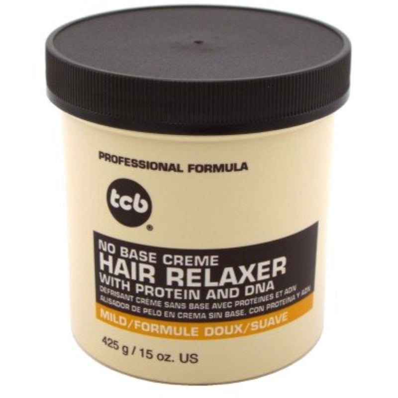 Tcb Hair Relaxer No Base Creme 15 Oz Mild Jar 443ml 3 Pack