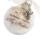 thumbnail image 3 of Colgante conmemorativo del árbol de navidad de la bola del ornamento de la ejecución de la pluma plástica de la bola de la decoración, marido Advancent HA003103-08, 3 of 6