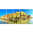thumbnail image 2 of Panorama du Grand Canal Teinté Jaune - Impression sur Toile, 2 of 3