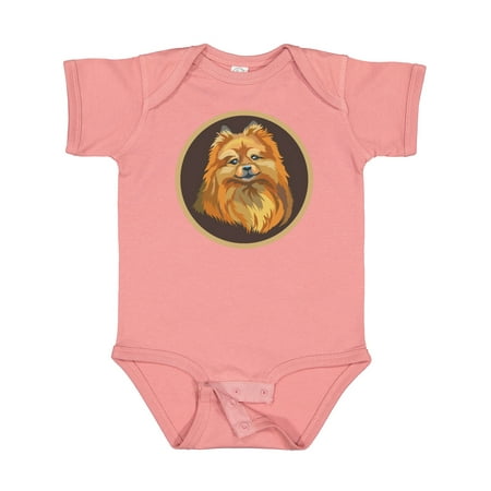 

Inktastic Pomeranian Dog Cute Gift Baby Boy or Baby Girl Bodysuit