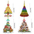 thumbnail image 6 of Merry Christmas Ornaments Wooden Hanging Baubles Xmas Tree Pendants Figurines Dog Shark Dolphin Parrot Pendant Decoration, 6 of 19