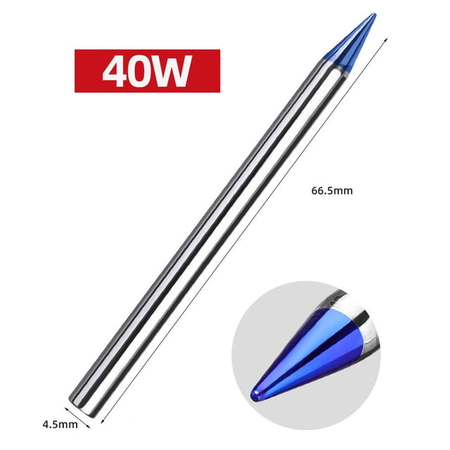 Puntas de soldadura azules puntiagudas 30-150W Soldador de calor externo con