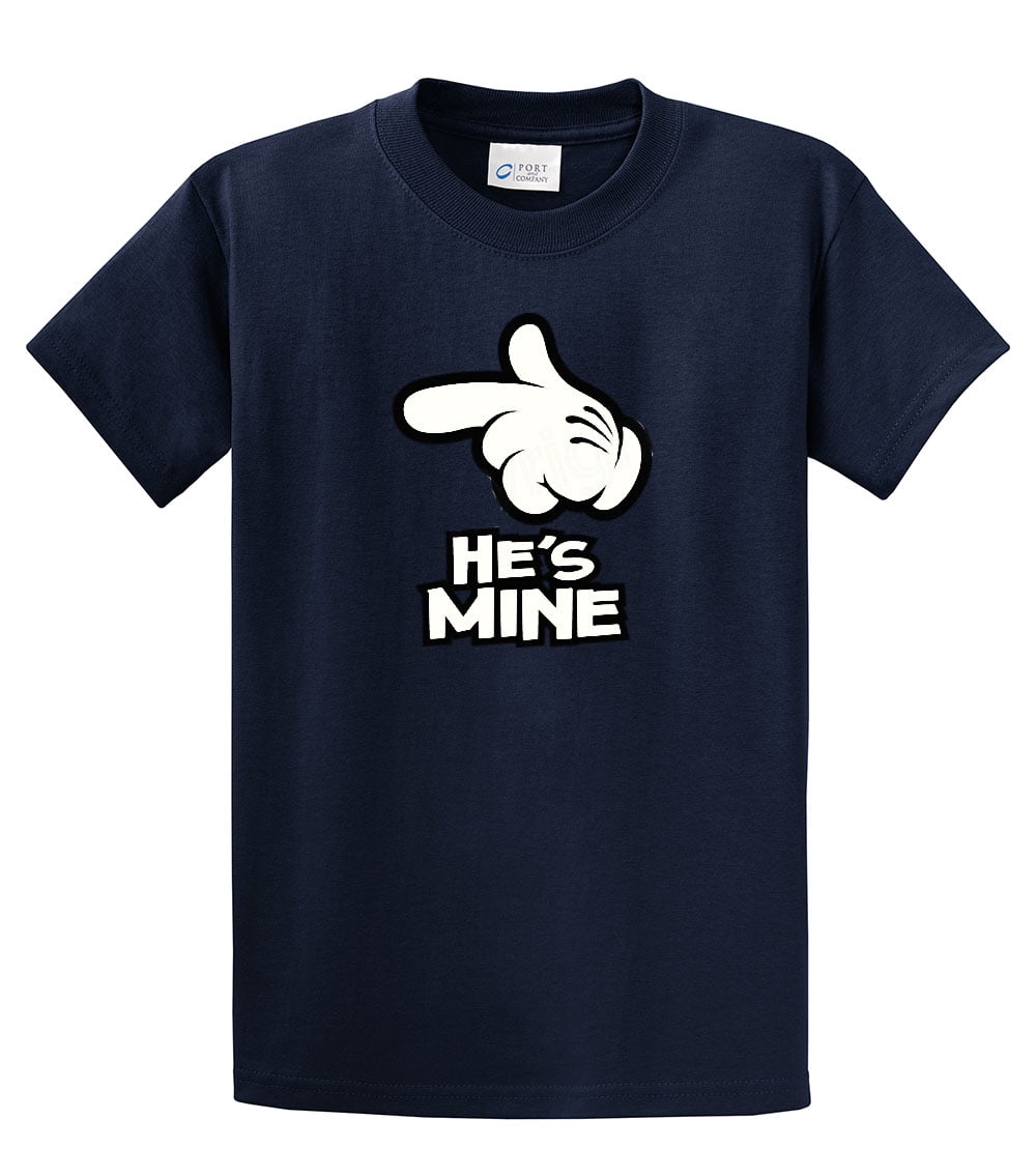 He's Mine with Finger Pointing Tee Shirt Black - Picture 27 of 53