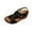 Black Wedges Shoes for Women, variant on Wedges Shoes for Women Pu Summer And Fall Shoes Breathable Soft Trendy Peep-Toe Sandals Non-Slip Women's Wedges Shoes Thick-Soled Wedge Heel Moisture-Wicking Walking Shoes Black 40