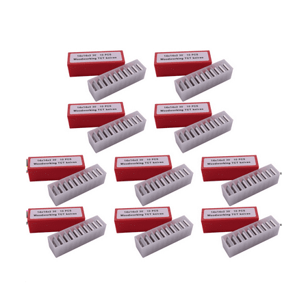 

100Pcs Wood Turning Carbide Insert Blades Milling 30 Degree Lathe Chisel Replacement Blade 14X14X2mm