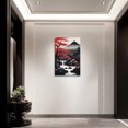 thumbnail image 3 of ZHONGYUTONG Japanese Canvas Wall Art Red and Black Cherry Trees Mt.Fuji Pagoda Painting Japanese Landscape Poster Prints Japan Themed Artwork Wall Decor (12.00" x 18.00"), 3 of 5