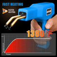 thumbnail image 4 of Kit De Soldadura De Plástico Para Reparación De Auto 150w Xtellar azul, 4 of 4