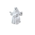 thumbnail image 1 of Estatua de Halloween con diseño de perro y fantasma de resina para jardín, 1 of 3