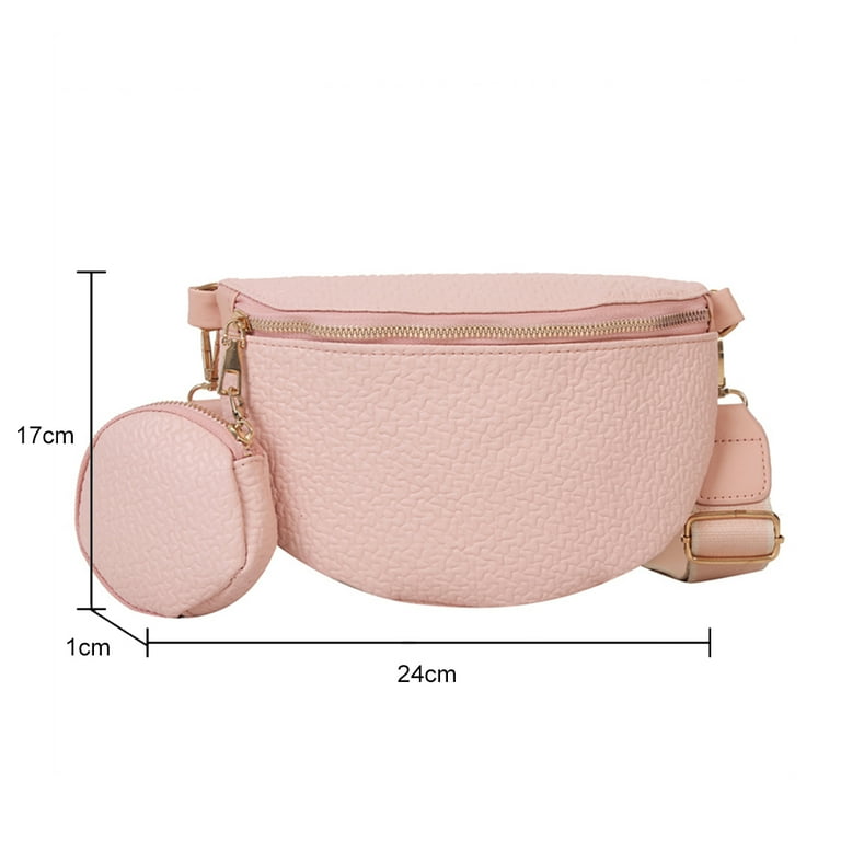 Clearance Lotpreco Leather Fanny Packs for Women Stylish Designer Purses and Handbags with Coin Purse including 2 Size Bag