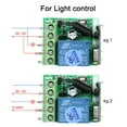 thumbnail image 2 of Interruptor remoto Irfora Interruptor de control remoto inalámbrico universal DC 12V 1CH Módulo receptor de relé y transmisor de RF Control de bloqueo electrónico Irfora Interruptor remoto, 2 of 7