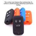 thumbnail image 4 of sweethay Funda de silicona para llave de coche, funda protectora para llaves de vehículo, accesorios de actualización para automóvil, piezas Automoción decorativa y accesorios Negro, 4 of 6