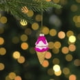 thumbnail image 2 of Northlight 4.25" Pink and Gold Glass Ice Cream Cone Christmas Ornament, 2 of 4
