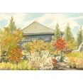 thumbnail image 2 of Miller, Dianne 32x24 Black Ornate Wood Framed with Double Matting Museum Art Print Titled - Aquarelle Garden VI, 2 of 4