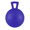 thumbnail image 1 of Pelota de juguete para perros Jolly Pets Tug-n-Toss, resistente, con asa, azul, 1 of 1