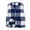 Blue, variant on Womens Plus Size Fleece Vest V-Neck Cropped Sherpa Plaid Jacket Women Sleeveless Winter Coat