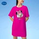 thumbnail image 1 of Women T Shirt Dress Disney Mickey Mouse Print Short Sleeve T-shirt Fashion Woman Blouses 2023 Streetwear Loose y2k Clothes TopsXXL Gao Jinjia LED, 1 of 2