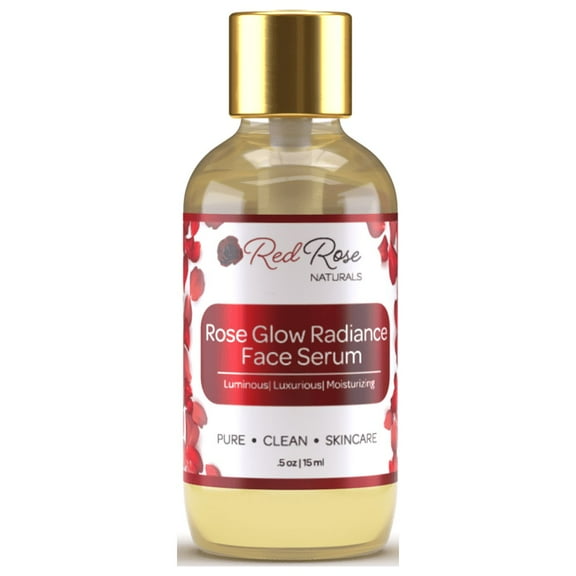 Red Rose Naturals Rose Glow Radiance Face Serum | Daily Hydration For Anti-Aging, Glowing Serum For All Skin Types, Suitable for oily skin, dry skin, sensitive skin