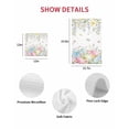 thumbnail image 7 of Easter Eggs Kitchen Dish Towels for Drying Dishes Set of 2, Country Wildflower Spring Watercolor Botanical Waffle Weave Microfiber Hand Tea Bathroom Towels Quick Dry & Absorbent Towel 12x12, 7 of 7