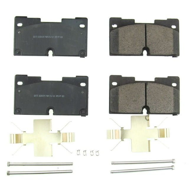 Power Stop Brake Pad 17-2173 Z17 Evolution; FMSI Number D2173; Ceramic Brake Pads; Set Of 4; With Premium Stainless Steel Hardware