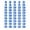 Blue, variant on 1–50 Numbered Reusable Pencil Toppers 50 Count Pack, Multi-Color Slide-On Pencil Tracking Labels for Teachers, Durable Classroom Supply Markers for Student Number System & Homeschool Organization