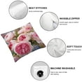 thumbnail image 4 of Nawypu  Shabby Chic Throw Pillow Cover, 2pcs Flowers Decorative Cushion Cases Floral Pillow Home Decor for Spring Sunmmer, 4 of 6