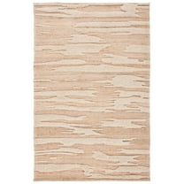 SAFAVIEH Casablanca Allycia Abstract Wool Area Rug, Natural, 5' x 8'