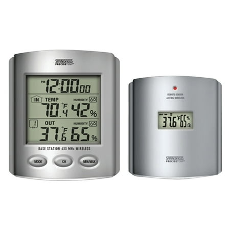Taylor 91756 Wireless Thermometer With Indoor Outdoor Humidity Taylor 91756 Wireless Thermometer With Indoor Outdoor Humidity Clock Com