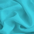 thumbnail image 6 of DNG Creations 5 Piece Double Ruffle Duvet Cover With Zipper Closure ( Solid Turquoise Blue ) All-Season 100% Egyptian Cotton, 800 Thread Count ( Oversized Queen - Size ), 6 of 6