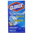 thumbnail image 2 of Clorox Toilet Wand Refills, Loaded with Cleaner, 6 Disposable Heads, 2 of 3