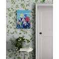 thumbnail image 3 of HFDF Iris Garden Canvas Wall Art Home Decor, Colorful Flowers Painting Art Prints Wall Art For Living Room, Floral Bathroom Decor Farmhouse Wall Decoration, Botanical Kitchen Decor 16x20inch Framed, 3 of 6